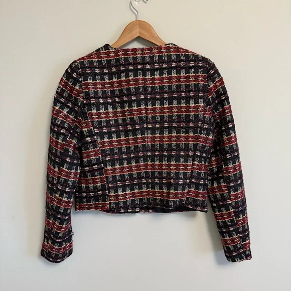 HOUSE OF HARLOW 1960 CROPPED TWEED JACKET - Picture 7 of 7